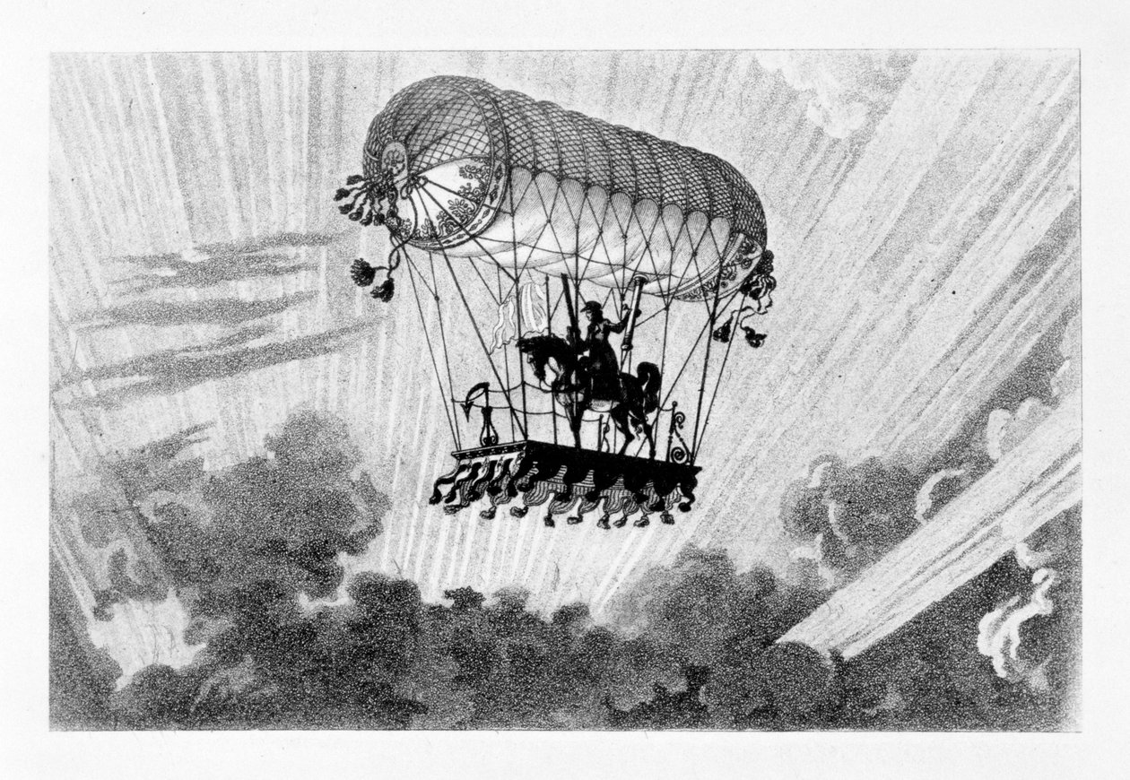 Aerostat, 1887 od Gaston Tissandier