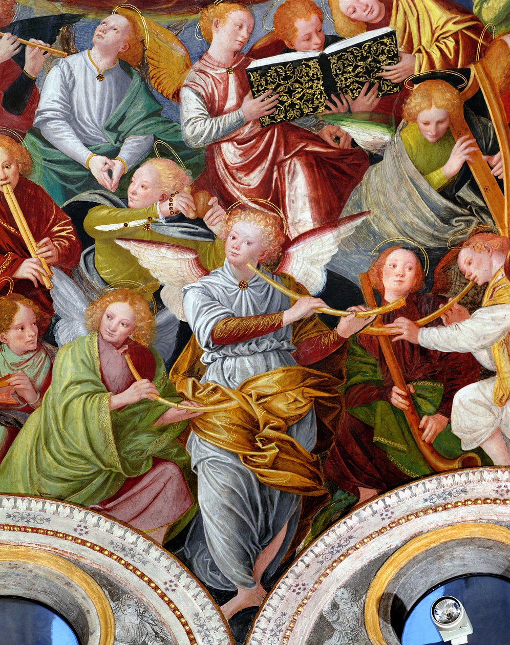 The Concert of Angels, 1534-36 (detail) (viz 175762) od Gaudenzio Ferrari