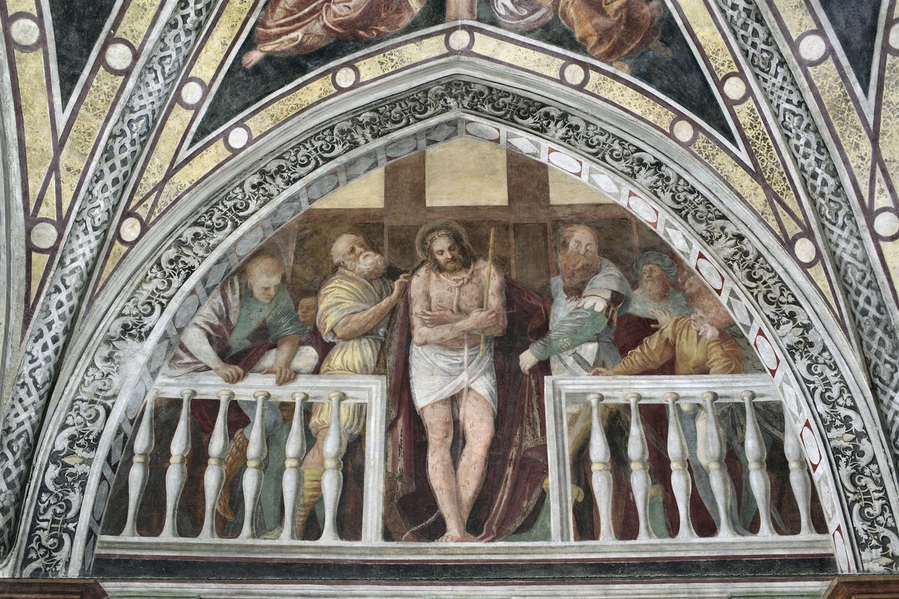 Ecce Homo Fresco od Gaudenzia Ferrariho (1475 cca-1546) 1542 Milán, bazilika Santa Maria delle Grazie Itálie od Gaudenzio Ferrari