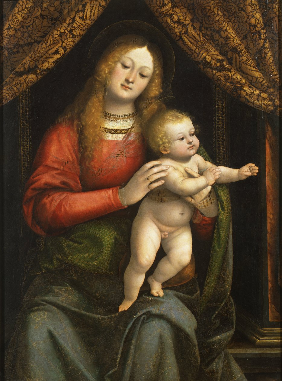 Madonna s dítětem od Gaudenzio Ferrari