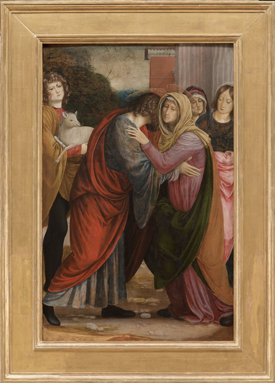 Setkání u Zlaté brány, 1508-09 od Gaudenzio Ferrari