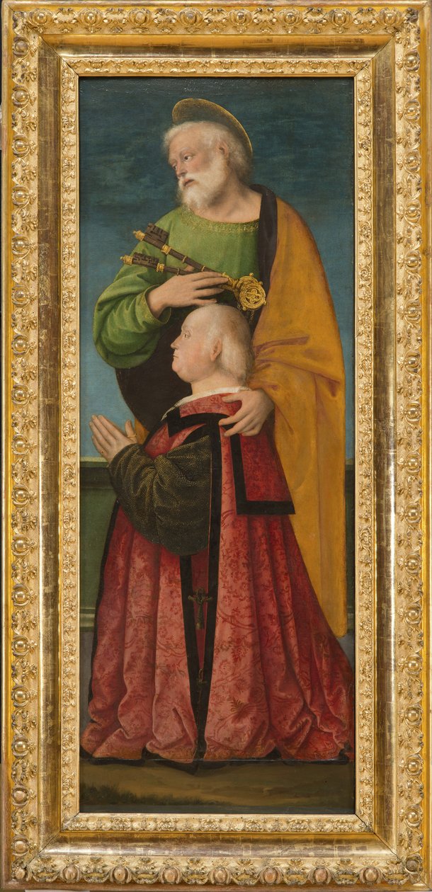 Svatý Petr a dárce, kolem 1517-18 od Gaudenzio Ferrari