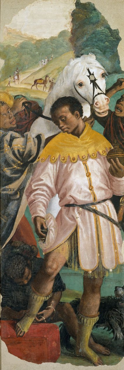 Panel Klanění tří králů levice, 1541-1542. od Gaudenzio Ferrari