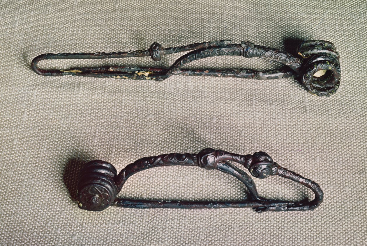 Spony, Tene II (cca 300-120 př.nl) (kov) od Gaulish