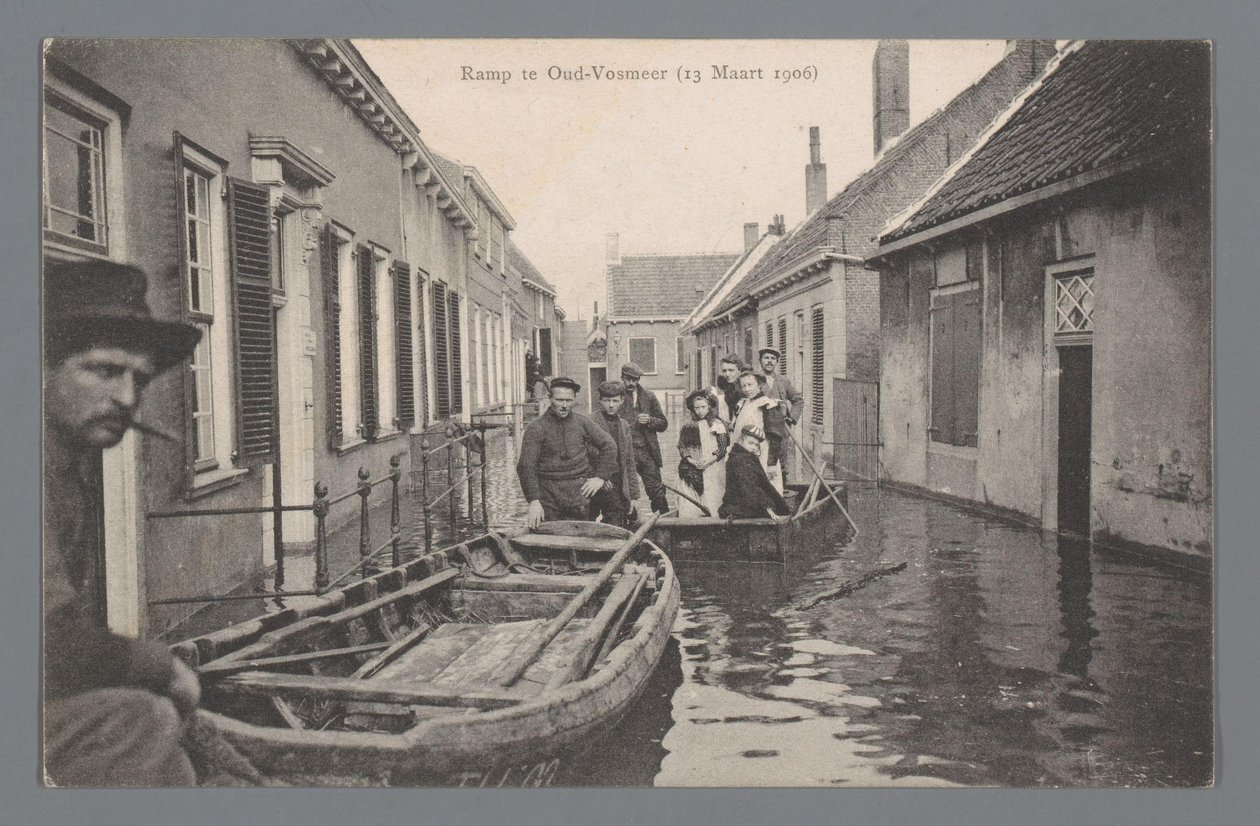 Katastrofa v Oud-Vossemeer 13. března 1906 od Gebroeders van Straaten