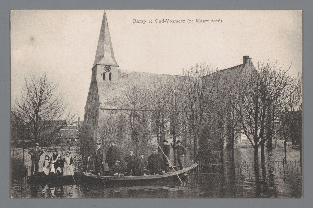 Katastrofa v Oud-Vossemeer 13. března 1906 od Gebroeders van Straaten