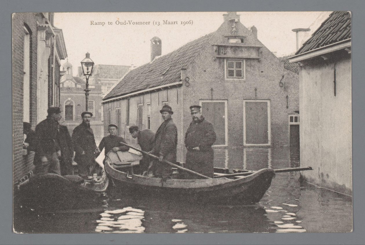 Katastrofa v Oud-Vossemeer 13. března 1906 od Gebroeders van Straaten