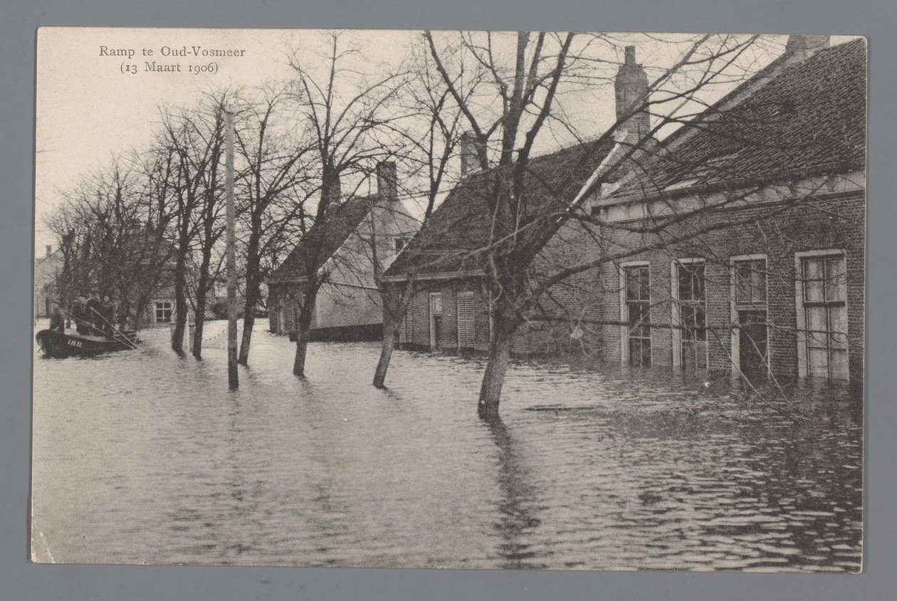 Katastrofa v Oud-Vossemeer 13. března 1906 od Gebroeders van Straaten