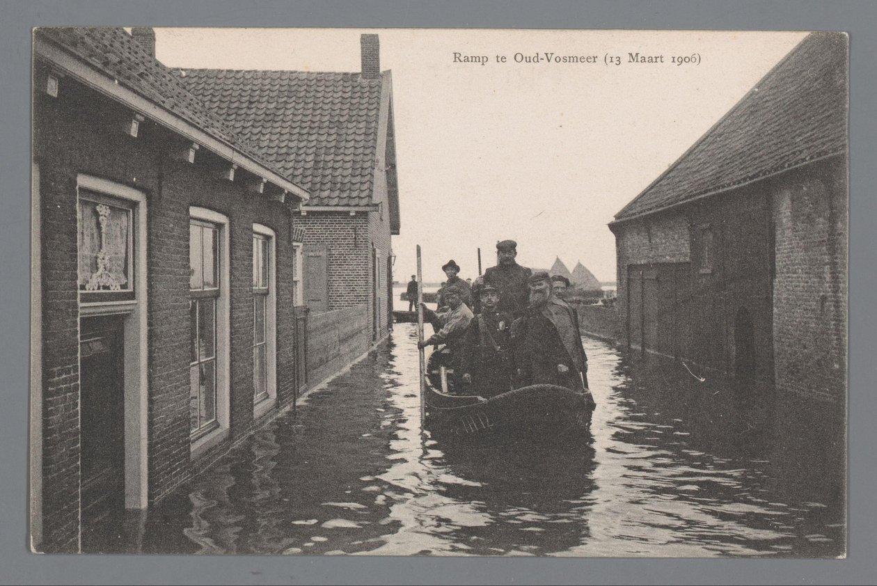 Katastrofa v Oud-Vossemeer 13. března 1906 od Gebroeders van Straaten