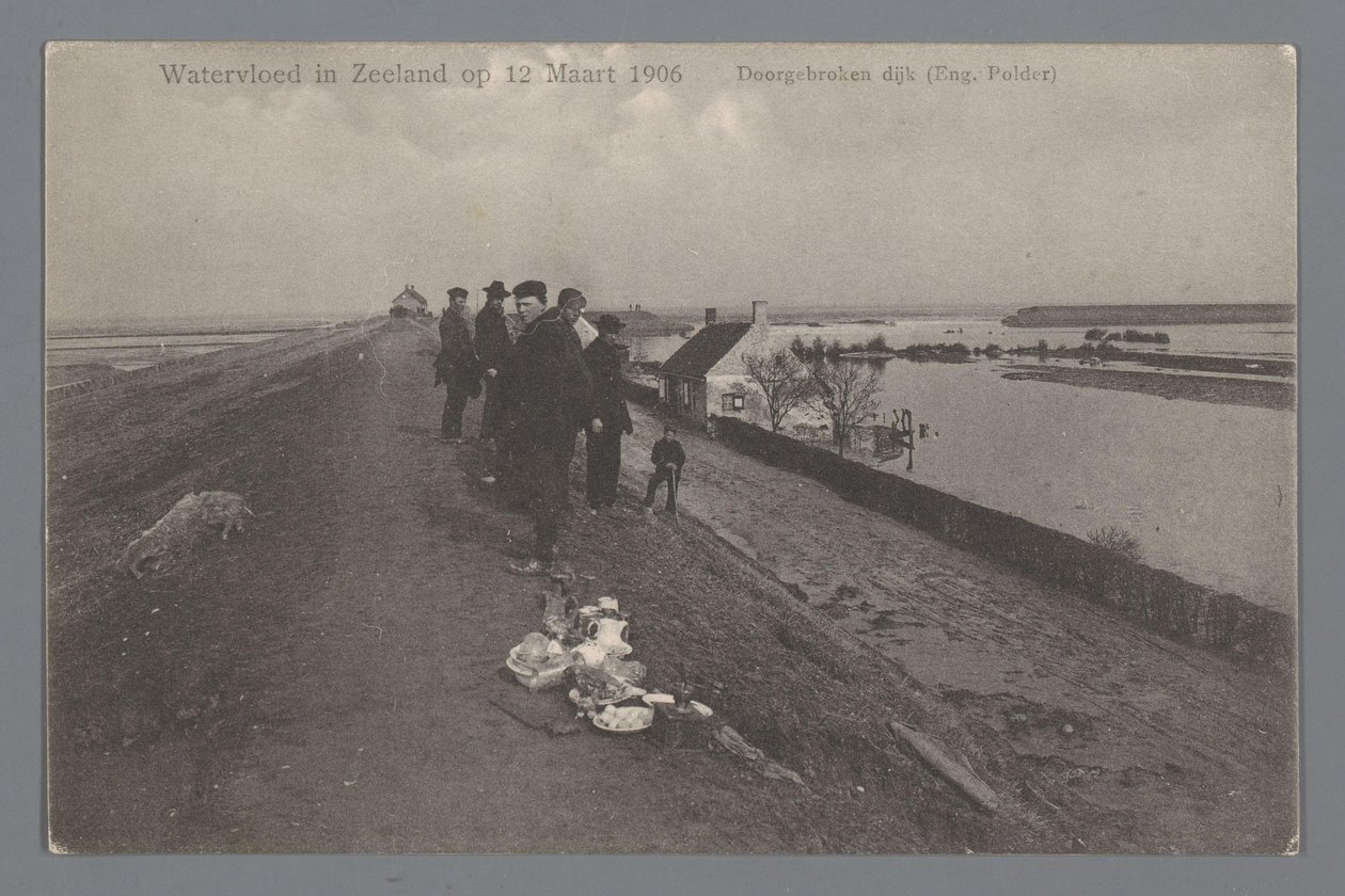 Povodeň na Zélandu od Gebroeders van Straaten
