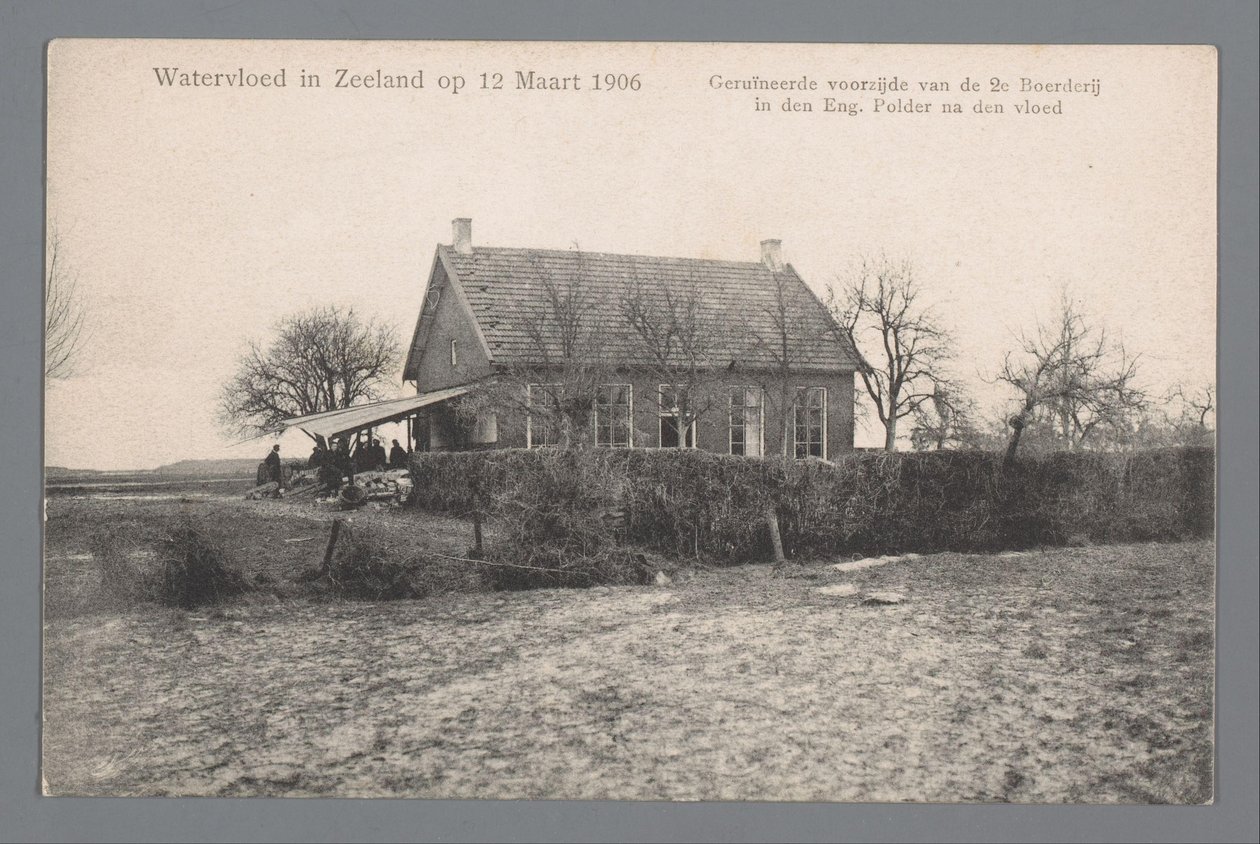 Povodeň na Zélandu dne 12. března 1906 od Gebroeders van Straaten