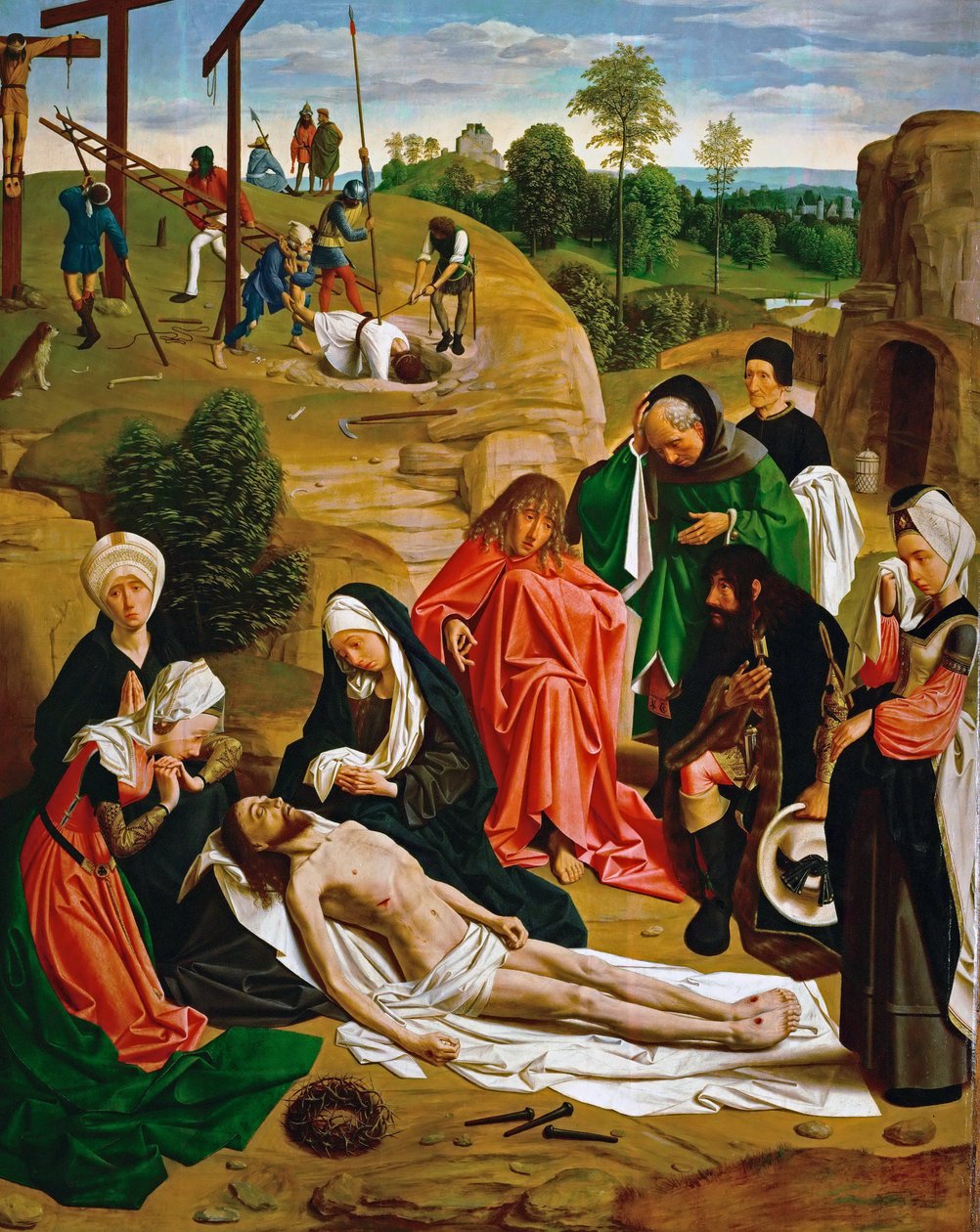 Oplakávání Krista od Geertgen Tot sint Jans