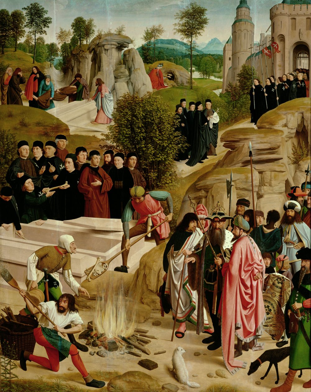 Legenda o ostatcích svatého Jana Křtitele od Geertgen Tot sint Jans