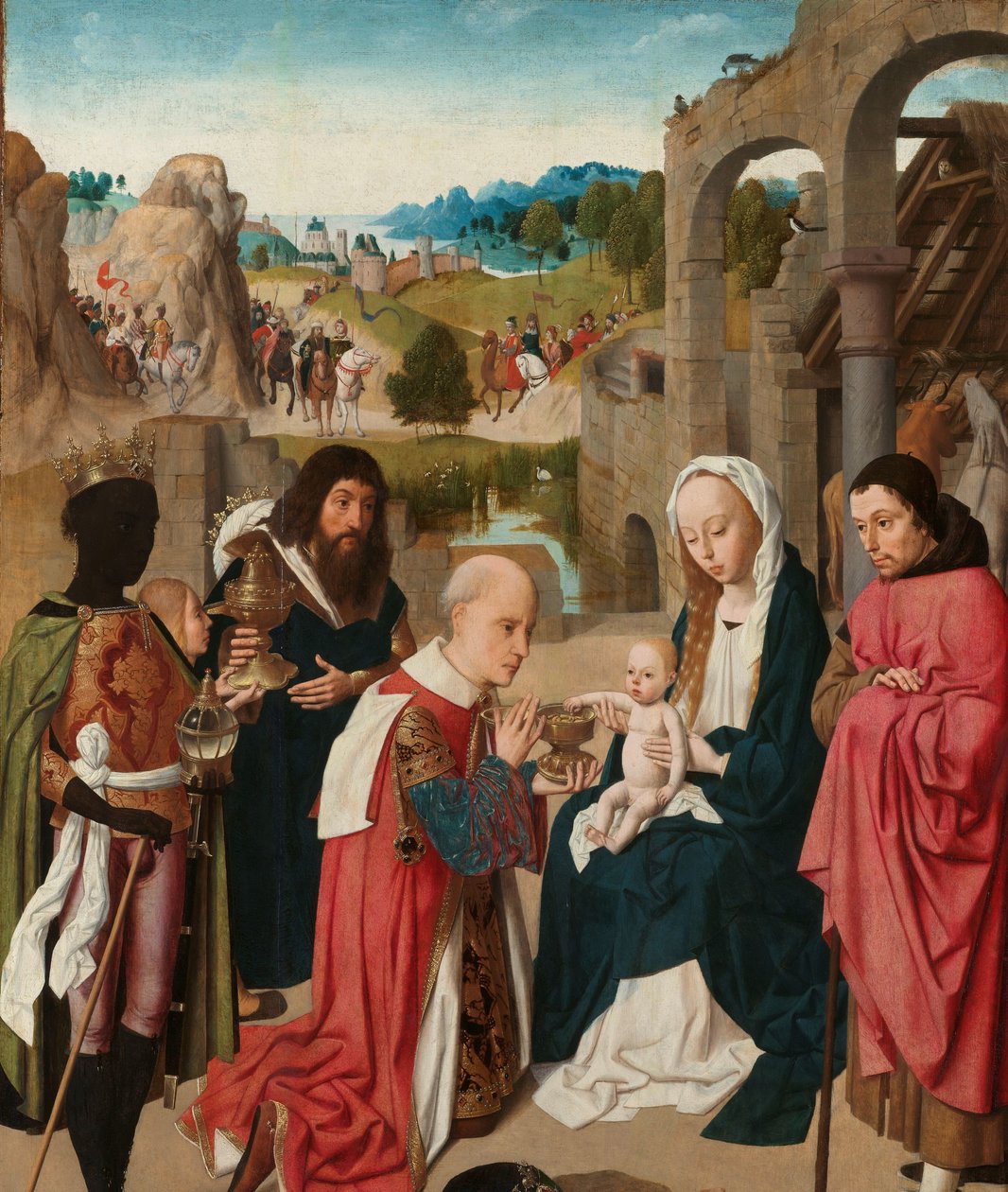 Klanění tří králů od Geertgen Tot sint Jans