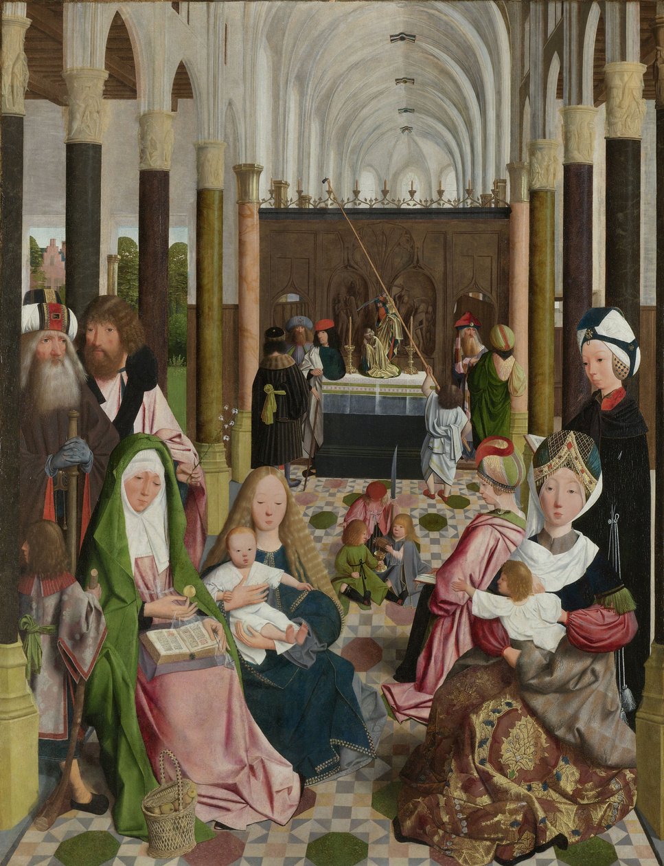 Svaté příbuzenství, c.1495 od Geertgen Tot sint Jans