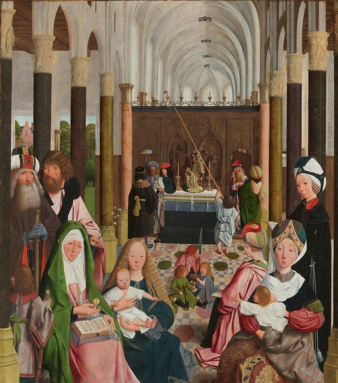 Svaté příbuzenství od Geertgen tot Sint Jans (workshop of)