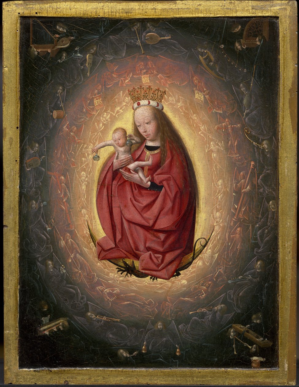 Oslavení Panny Marie, asi 1490 (olej na desce) od Geertgen Tot sint Jans