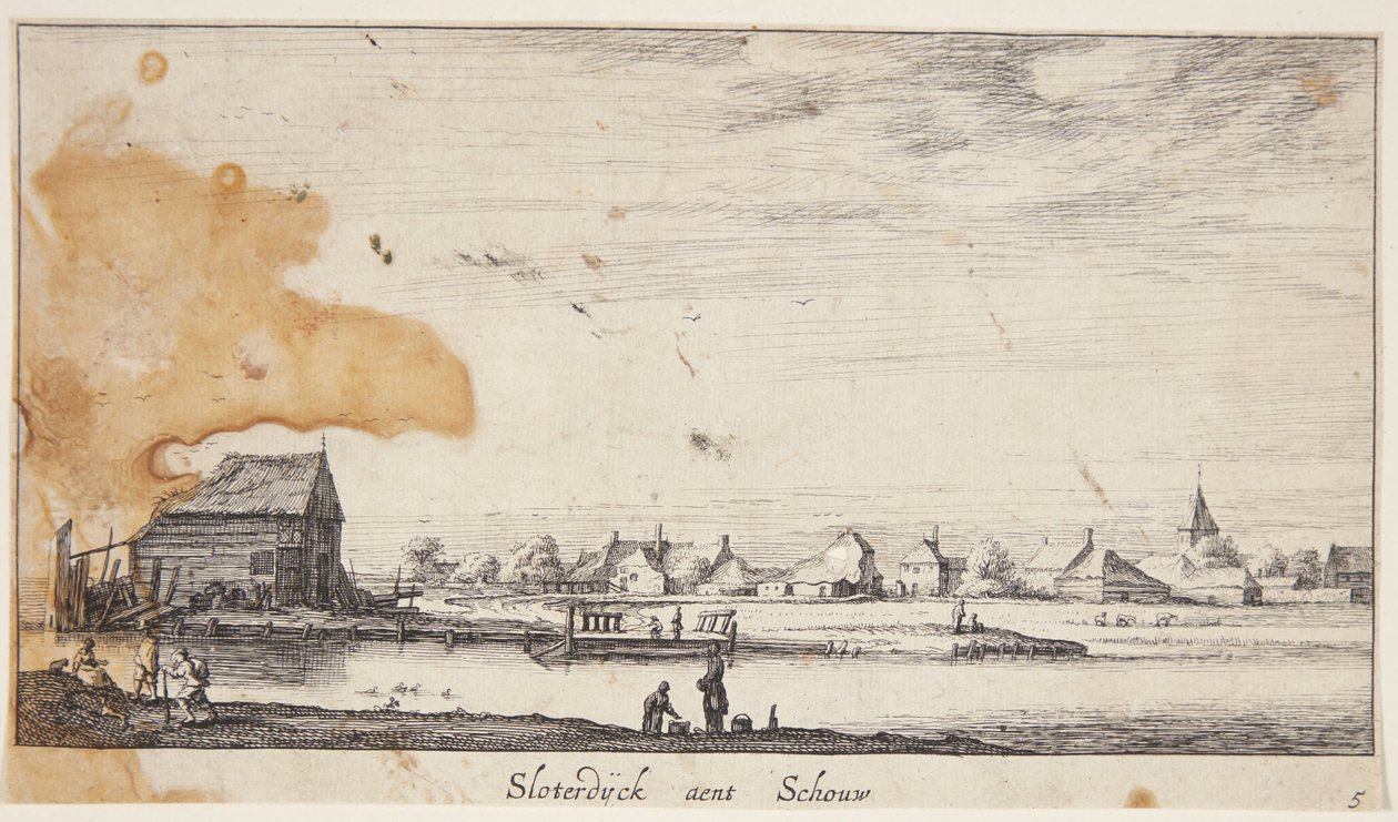Pohled na Sloterdijk od Geertruyt Roghman