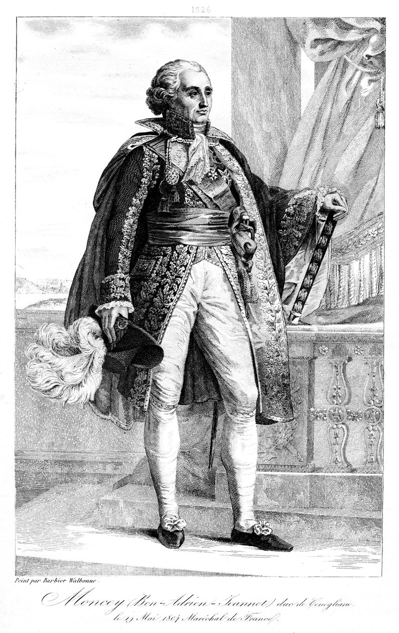 Bon Adrien Jeannot de Moncey 1754-1842, maršál Francie, 1839. od Geille