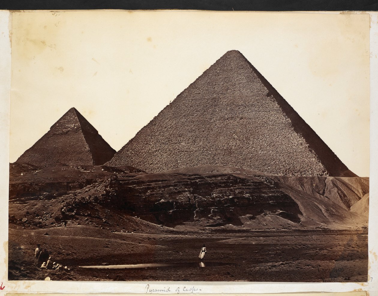 Cheopsova pyramida z alba fotografií generála Charlese George Gordona od General Charles Gordon