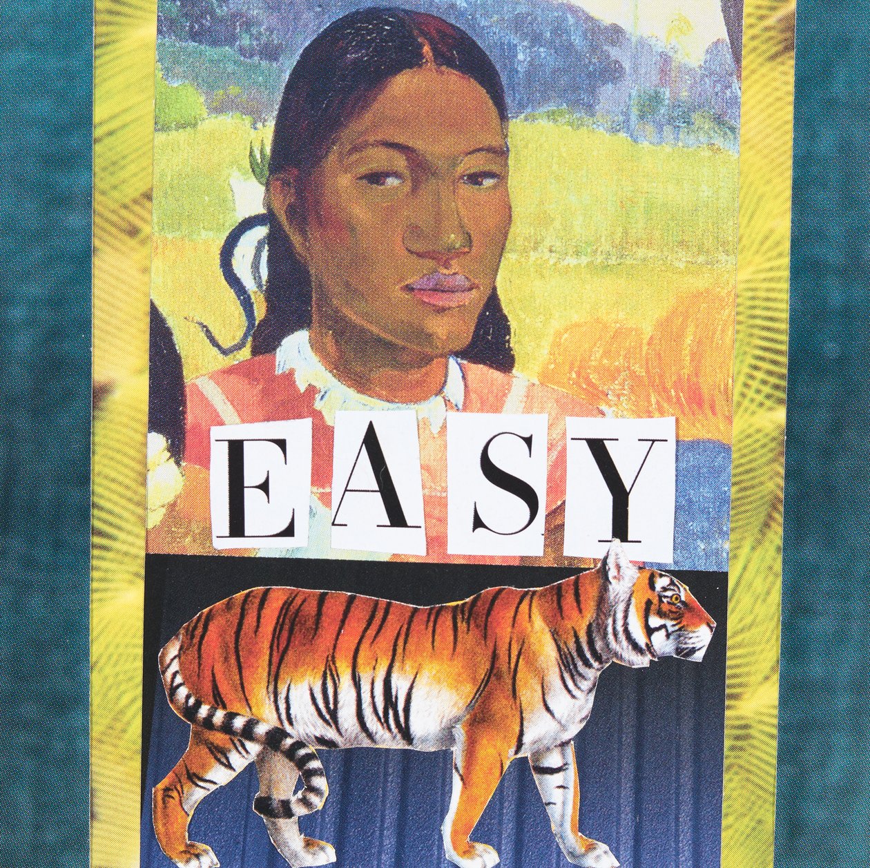 Easy Tiger, 2019 (koláž) od Genevieve French