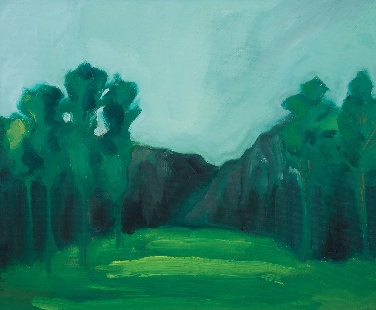 Zahrada 1, 2019 (olej na plátně) od Genevieve French