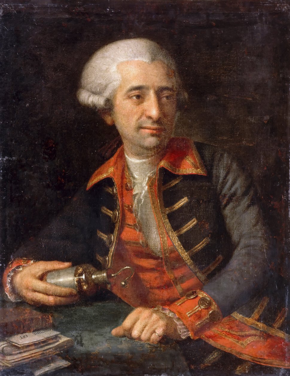 Portrét Antoine-Laurent Lavoisier 1743-1794 od Geneviève Brossard de Beaulieu