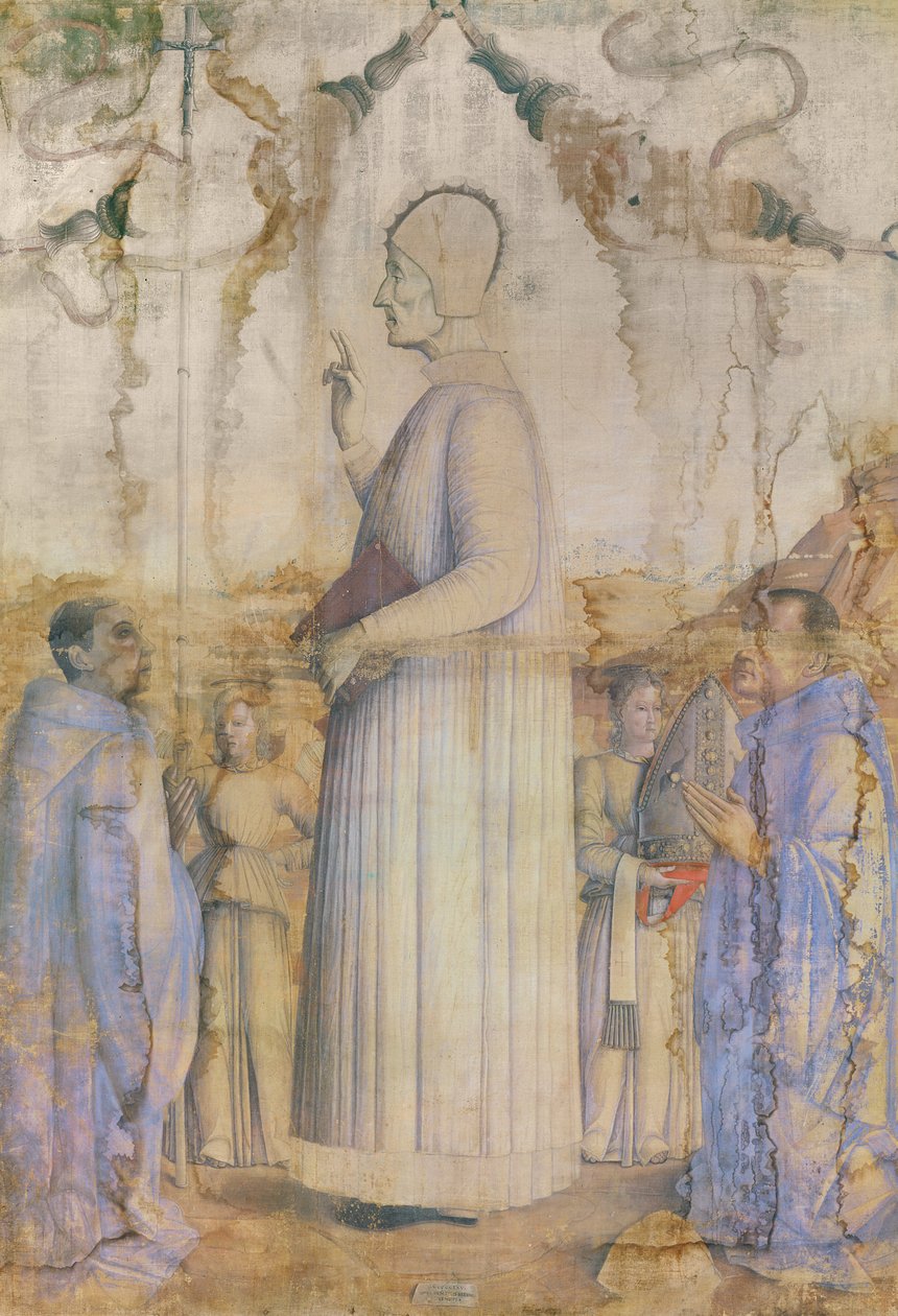 Svatý Vavřinec Giustiniani (1381-1455), 1465 od Gentile Bellini