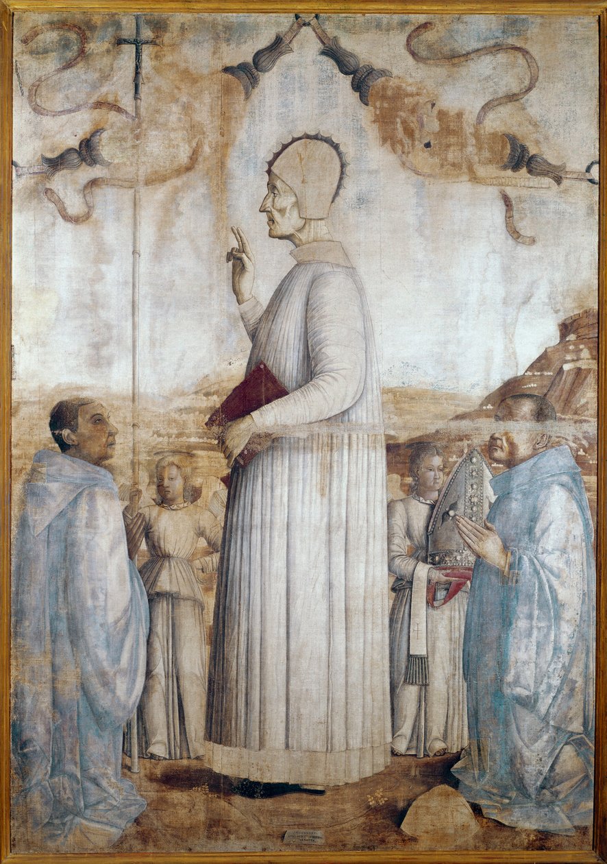 Lawrence Giustiniani nebo Lorenzo Giustiniani (tempera na dřevě od Gentile Bellini