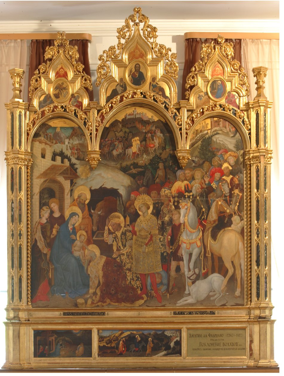 Klanění tří králů, c.1420 od Gentile da Fabriano