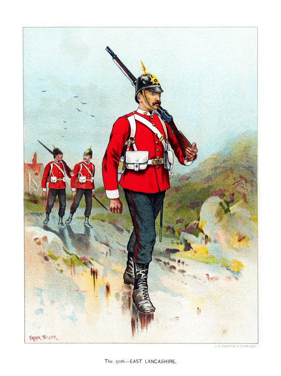 30. východní Lancashire, c1890. od Geoffrey Douglas Giles