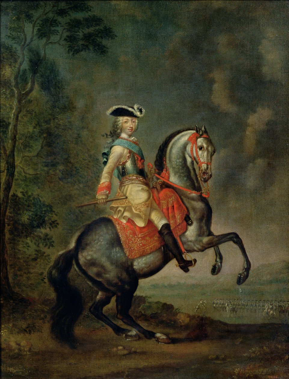Portrét velkovévody Petra III. (1728-62) od Georg Christoph Grooth