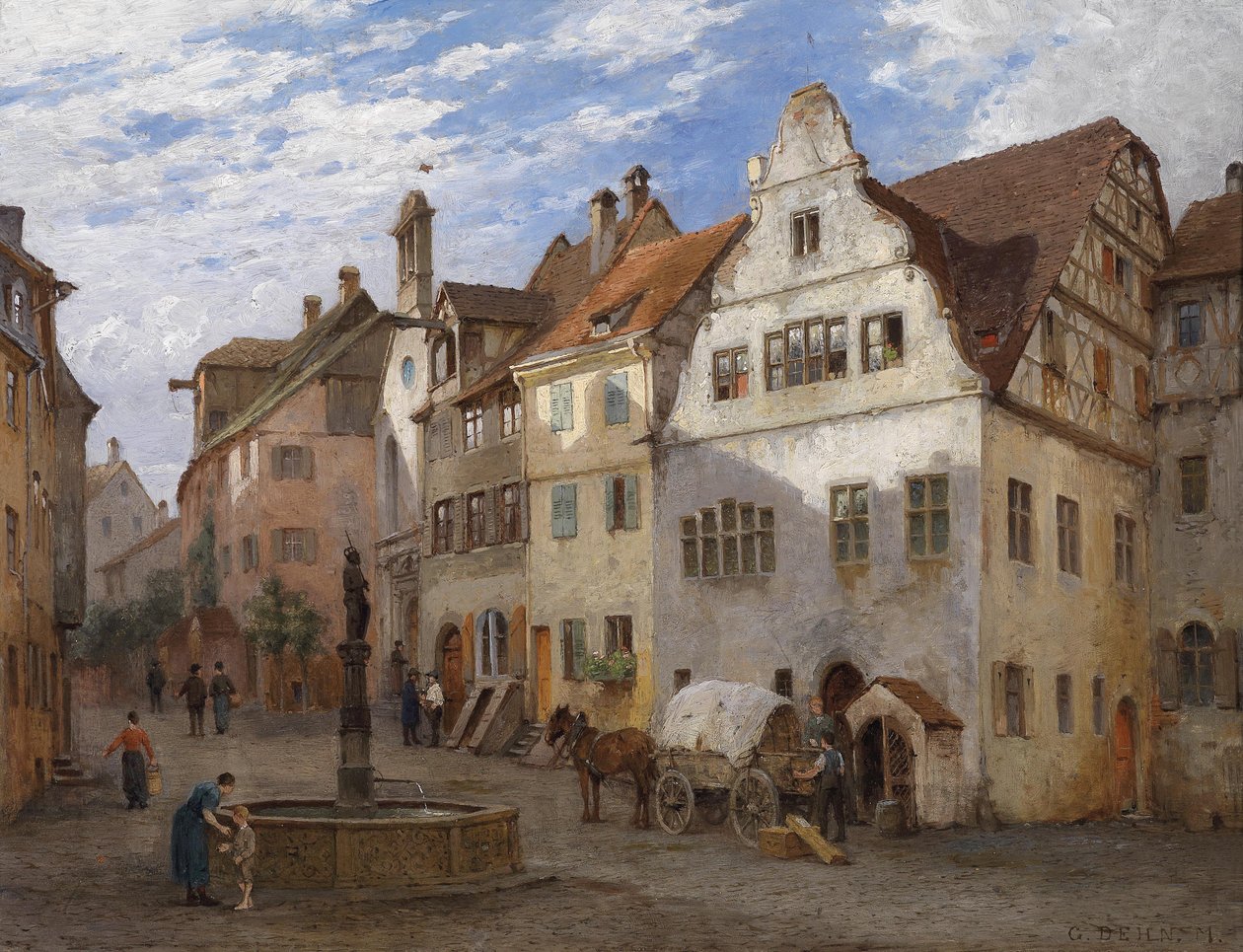 Altstadtgässchen od Georg Dehn
