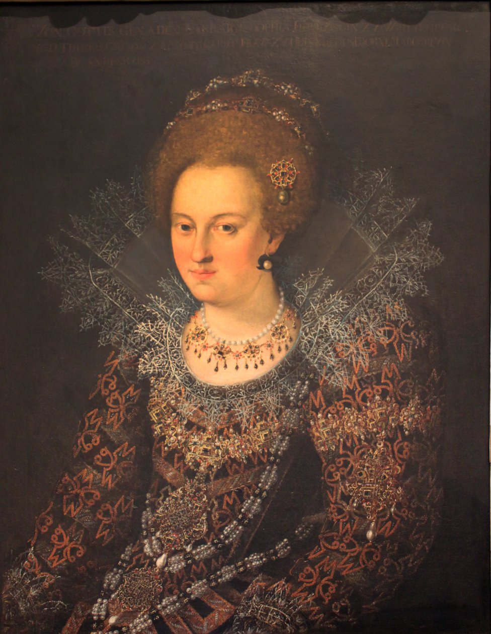 Portrét Barbary Sophie Braniborské od Georg Donauer