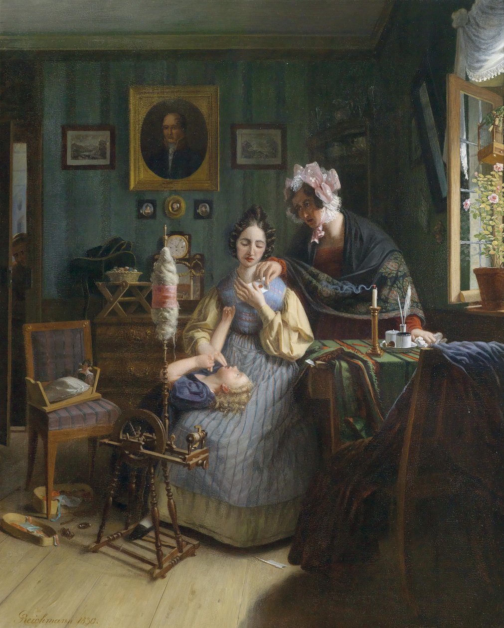 Zaslechnutý přadlen od Georg Friedrich Reichmann