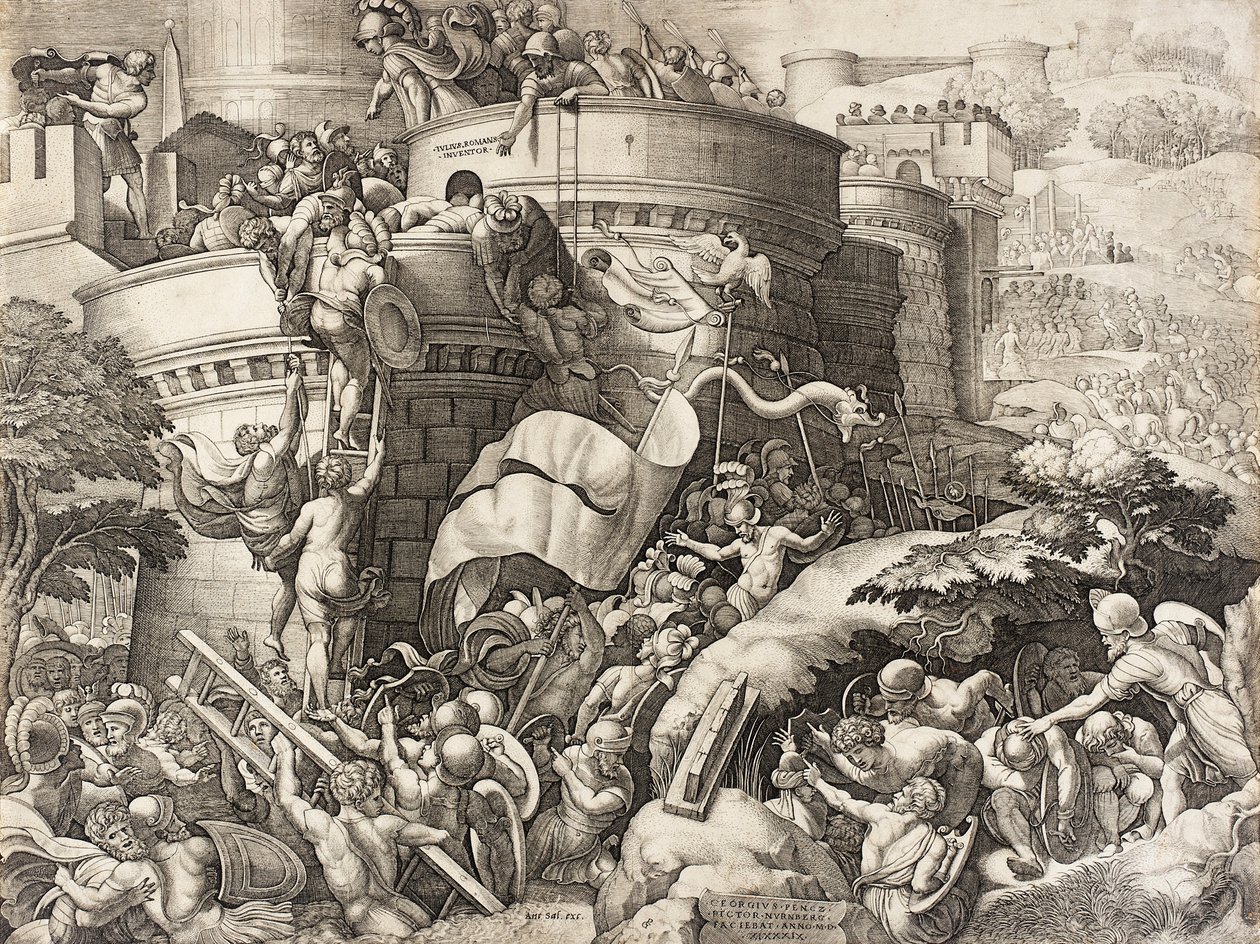 Dobytí Kartága, 1539 od Georg Pencz