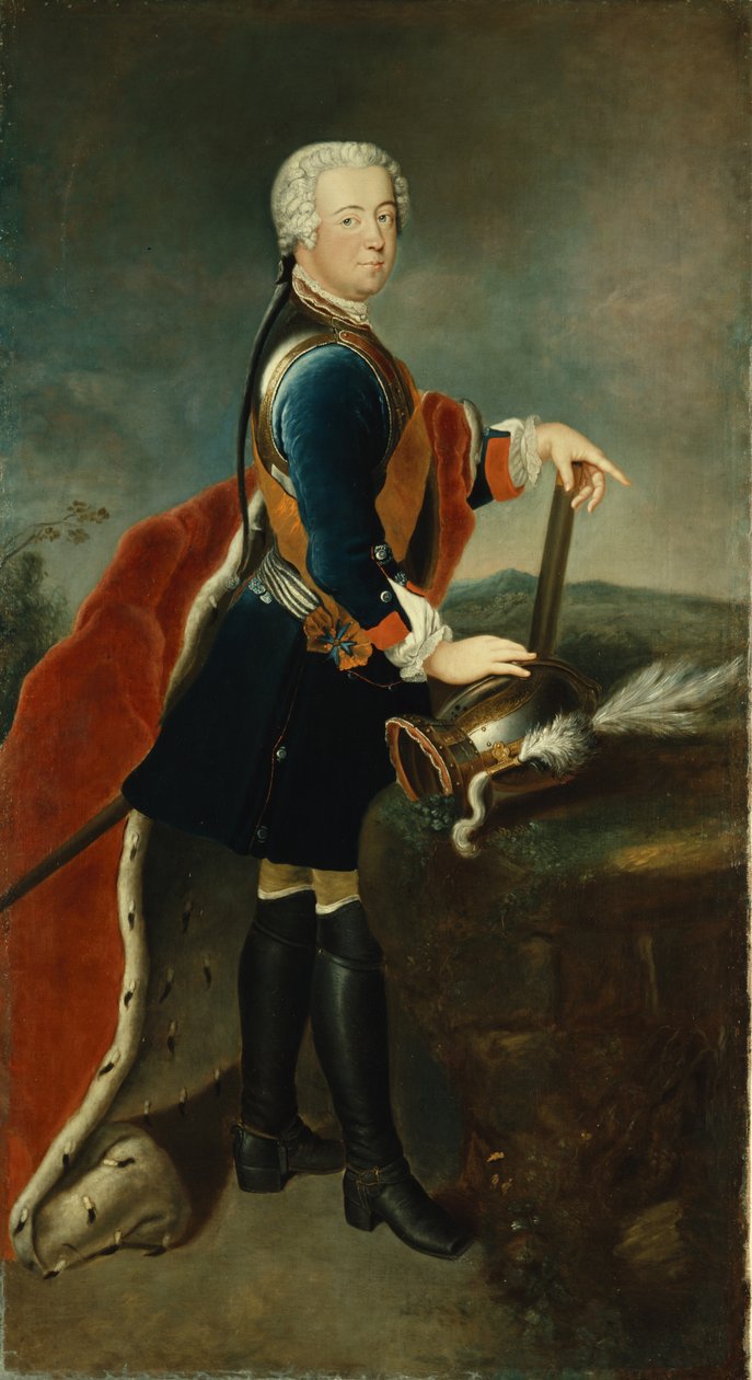 Korunní princ Fridrich II., kolem roku 1736 od Georg Wenzeslaus von Knobelsdorff
