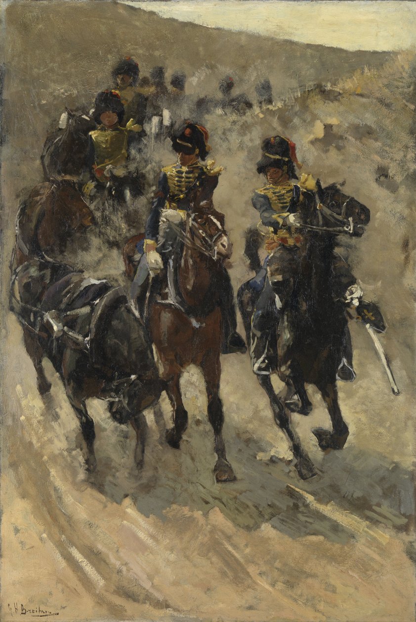 Žlutí jezdci, 1885-86 od George Hendrik Breitner