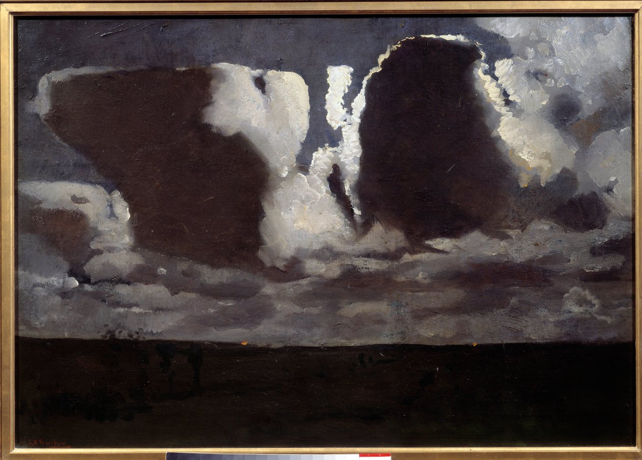 Měsíční svit. Obraz George Hendricka (Hendrika) Breitnera (1857-1923) ec.hol od Georg Hendrik Breitner