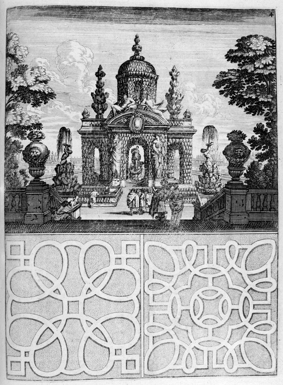 Návrh domu a zahrady, 1664 od Georg Andreas Bockler