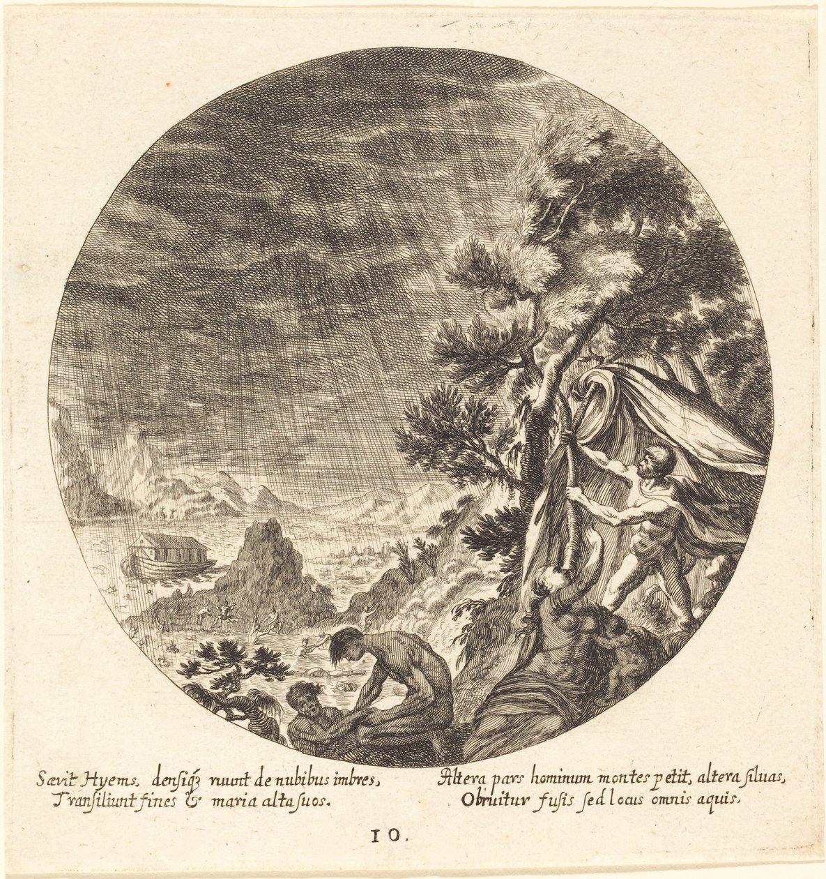 Povodeň od Georg Andreas Wolfgang the Elder