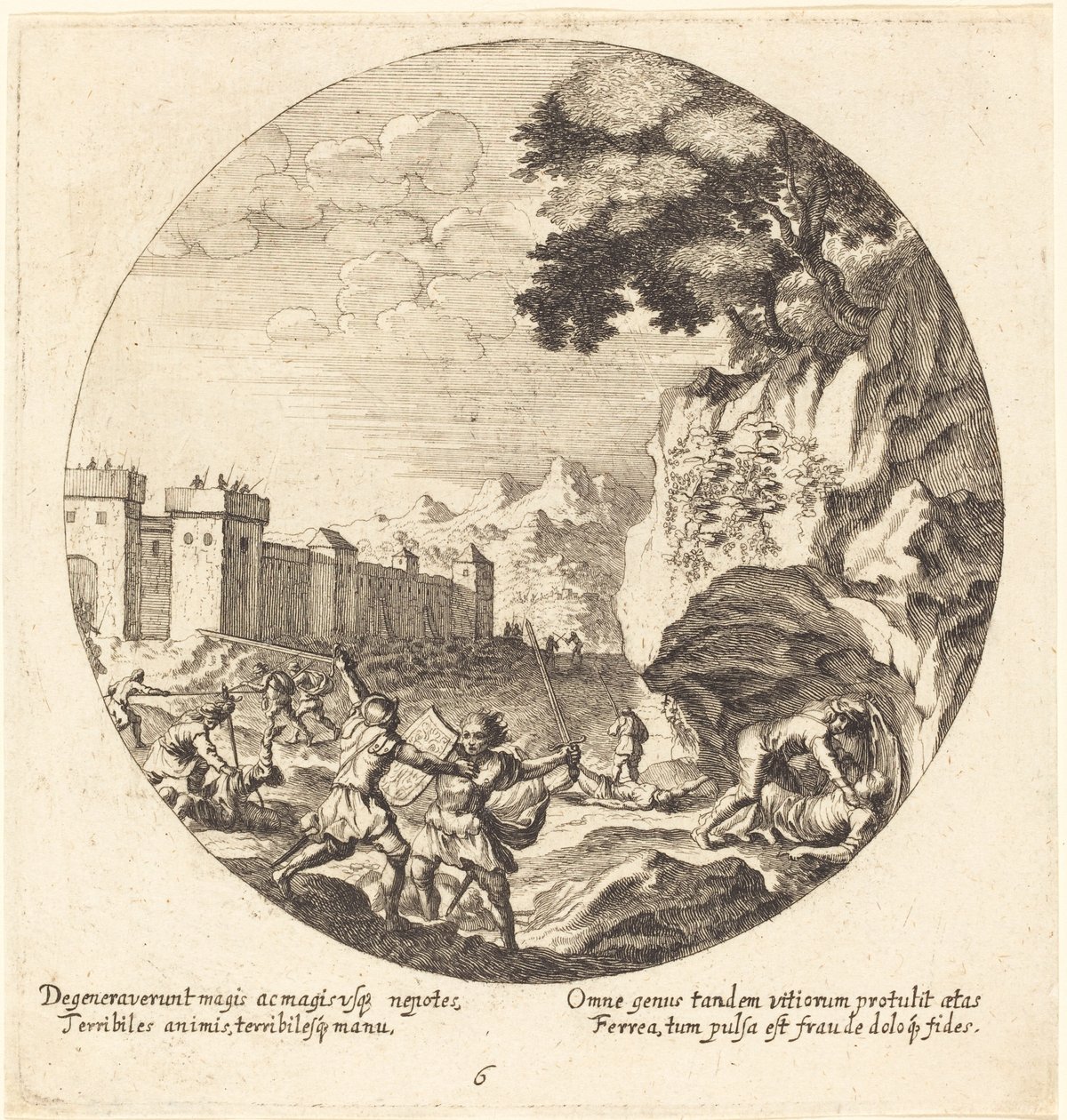 Doba železná od Georg Andreas Wolfgang the Elder