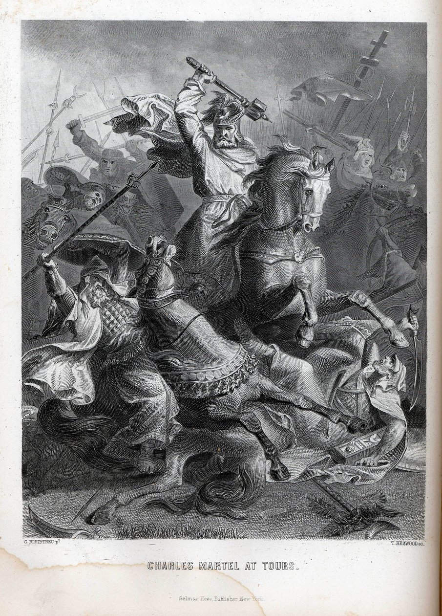 Charles Martel v Tours, 1882 od Georg Bleibtreu