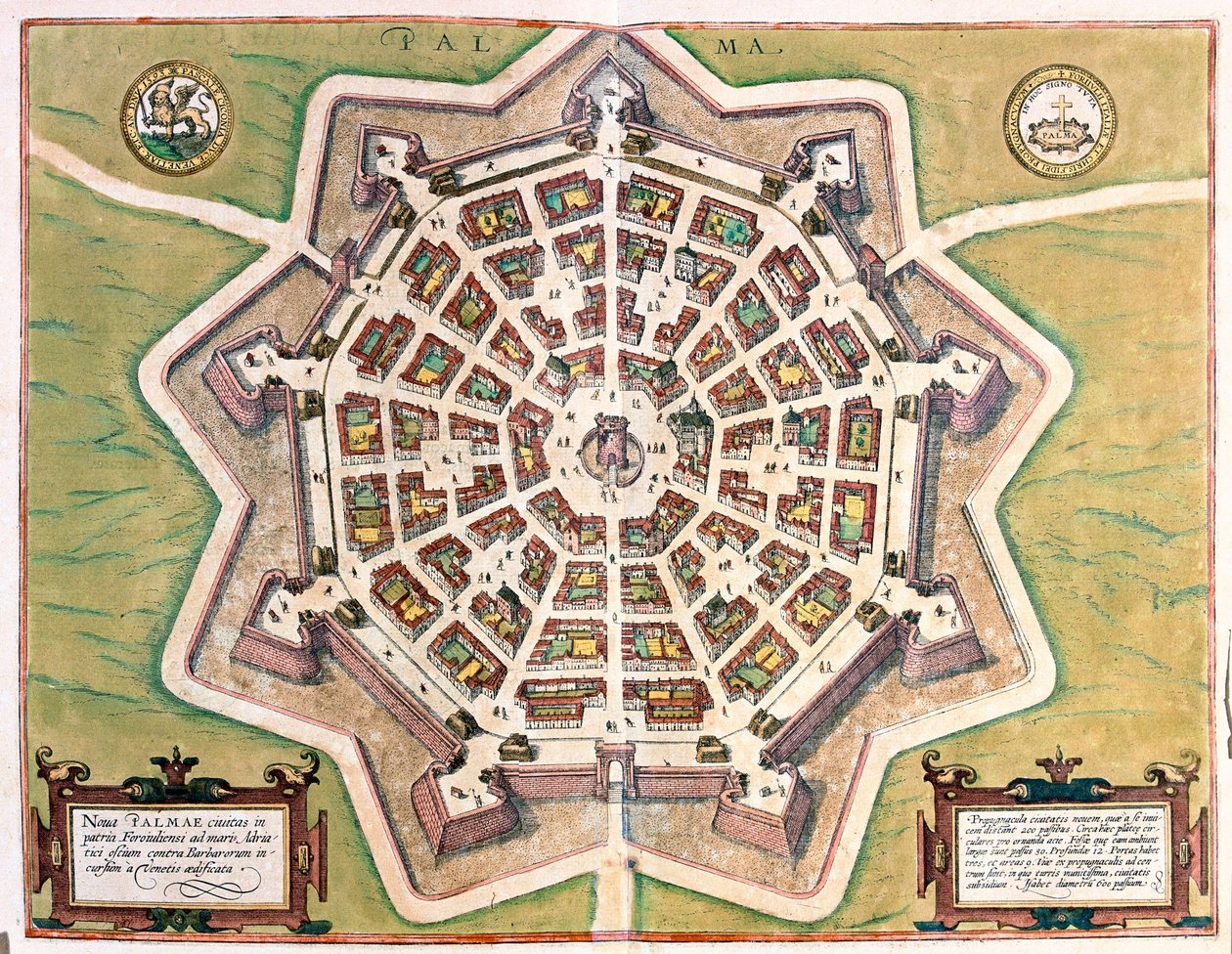 Catania s Etnou v pozadí, Itálie - v "Civitates Orbis Terrarum" od Georga Brauna, Kolín nad Rýnem od Georg Braun