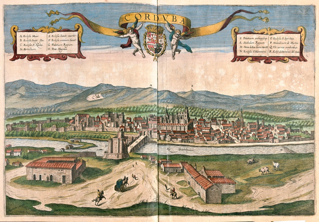 Fontainebleau, Francie - v publikaci "Civitates Orbis Terrarum" od Georga Brauna, Kolín nad Rýnem 1617 od Georg Braun