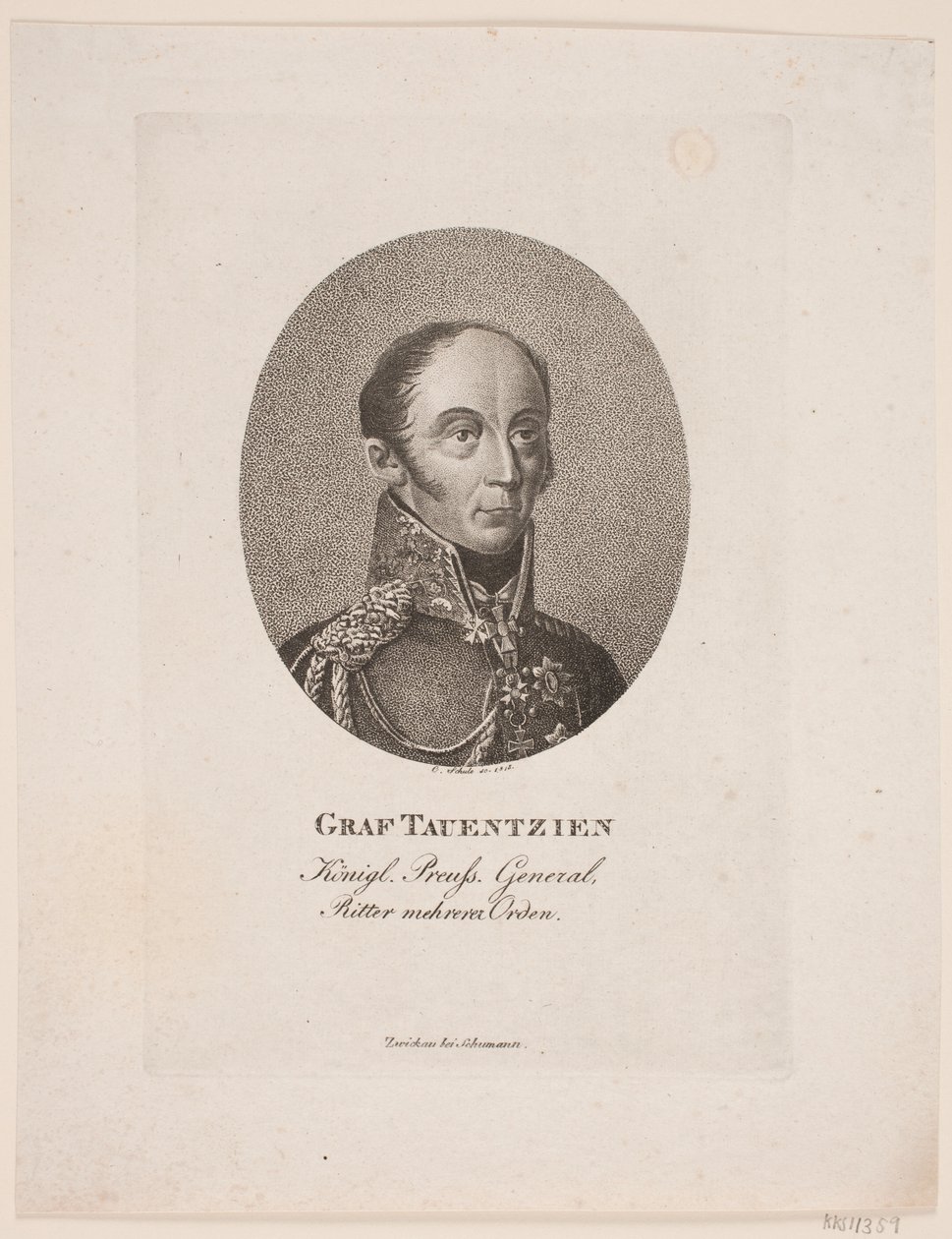 Hrob Tauentzien od Georg Christian Schule