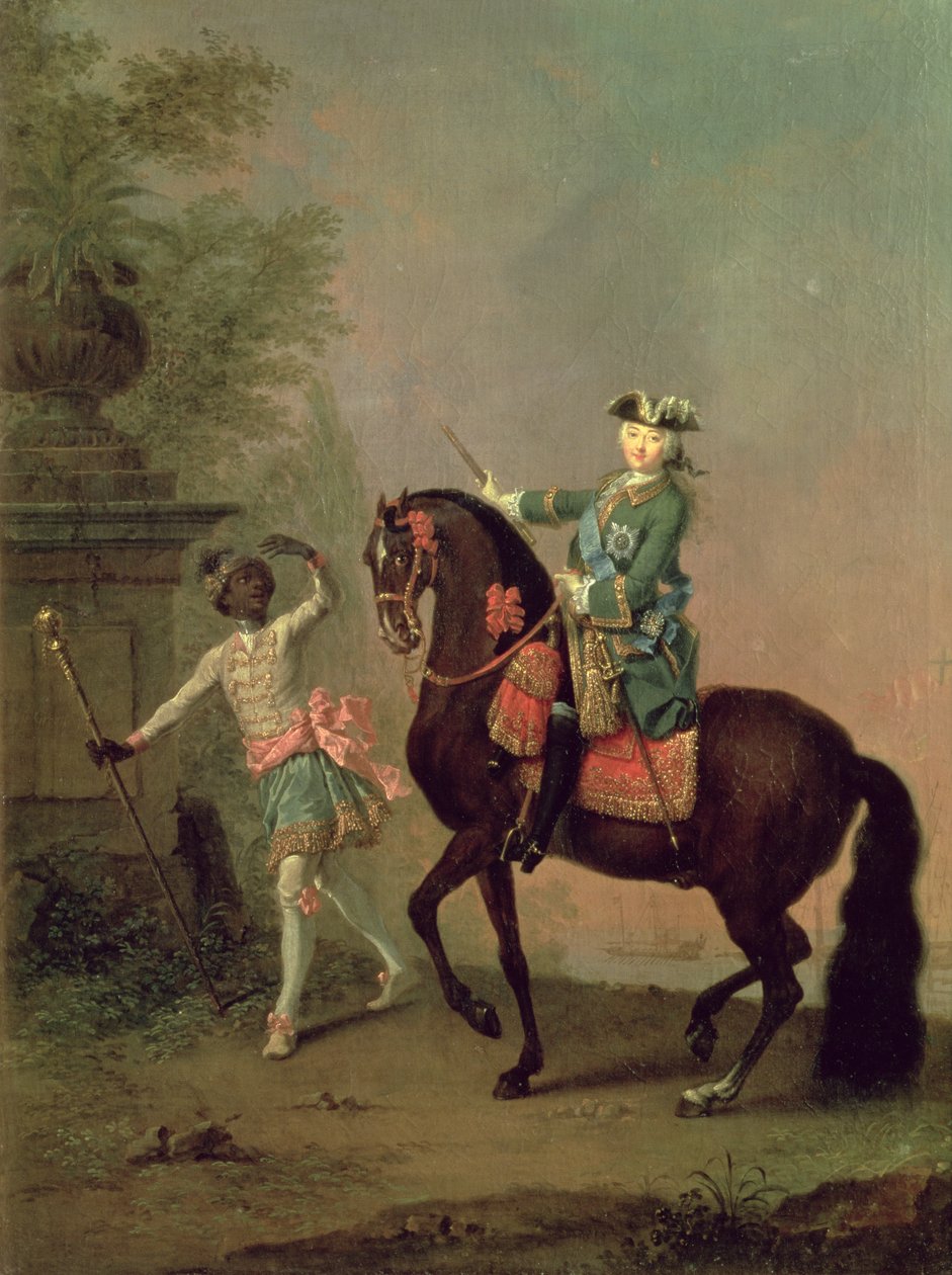 Portrét císařovny Alžběty Petrovny od Georg Christoph Grooth