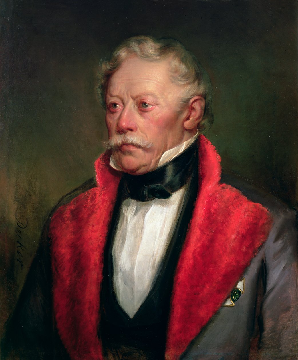 Johann Joseph Wenzel, hrabě Radetzky (1766-1858) guvernér lombardsko-benátských území v polovině 19. století od Georg Decker