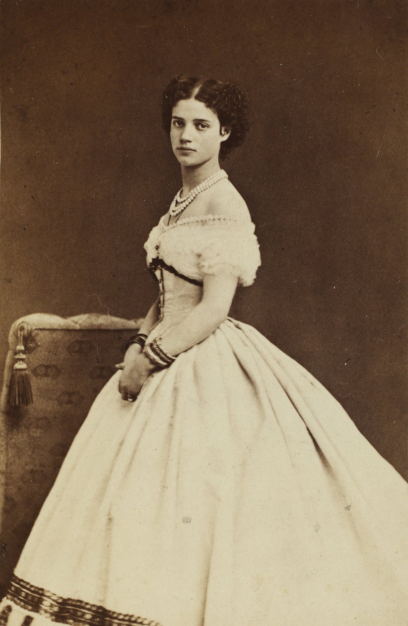 Portrét princezny Dagmar Dánské 1847-1928, 1866. od Georg Emil Hansen