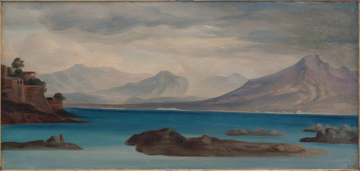 Pohled na Neapolský záliv od Georg Friedrich August Lucas